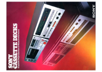 Sony A-81-Cassette-Decks - Catalog 